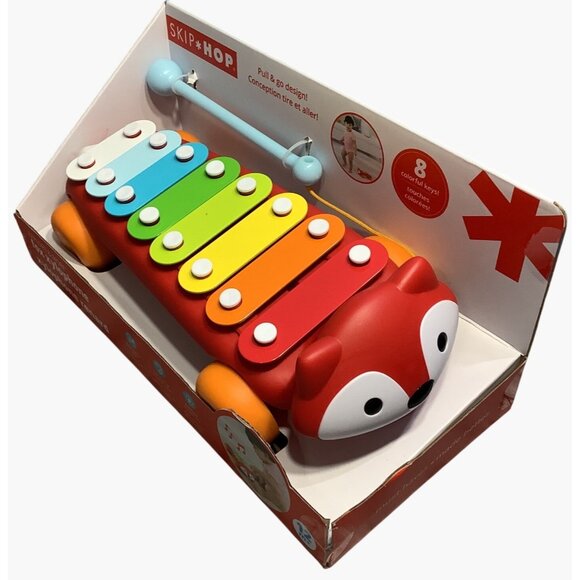 Skip Hop  Xylophone Pull & Go Toy With 8 Colorful Keys For Ages 12+ Months - Picture 9 of 10